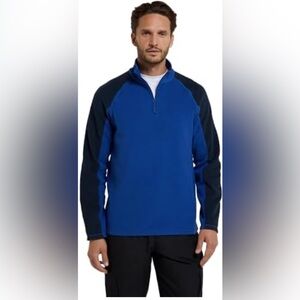 Nwt. Men’s mountain warehouse fleece half zip sweater